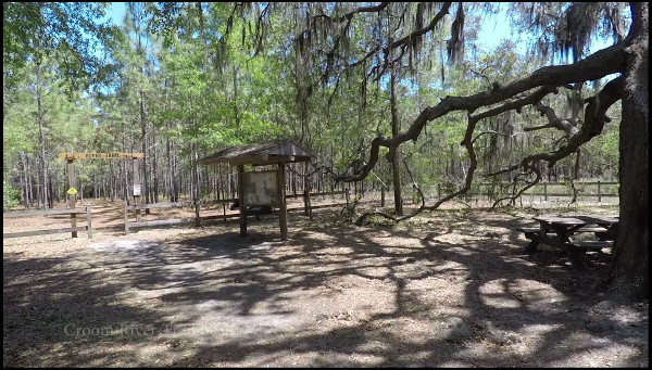 Floral City rest Stop along Withlacoochee State Trail