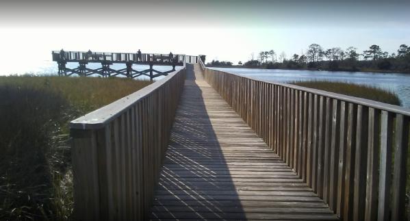 Shell mound observation deck